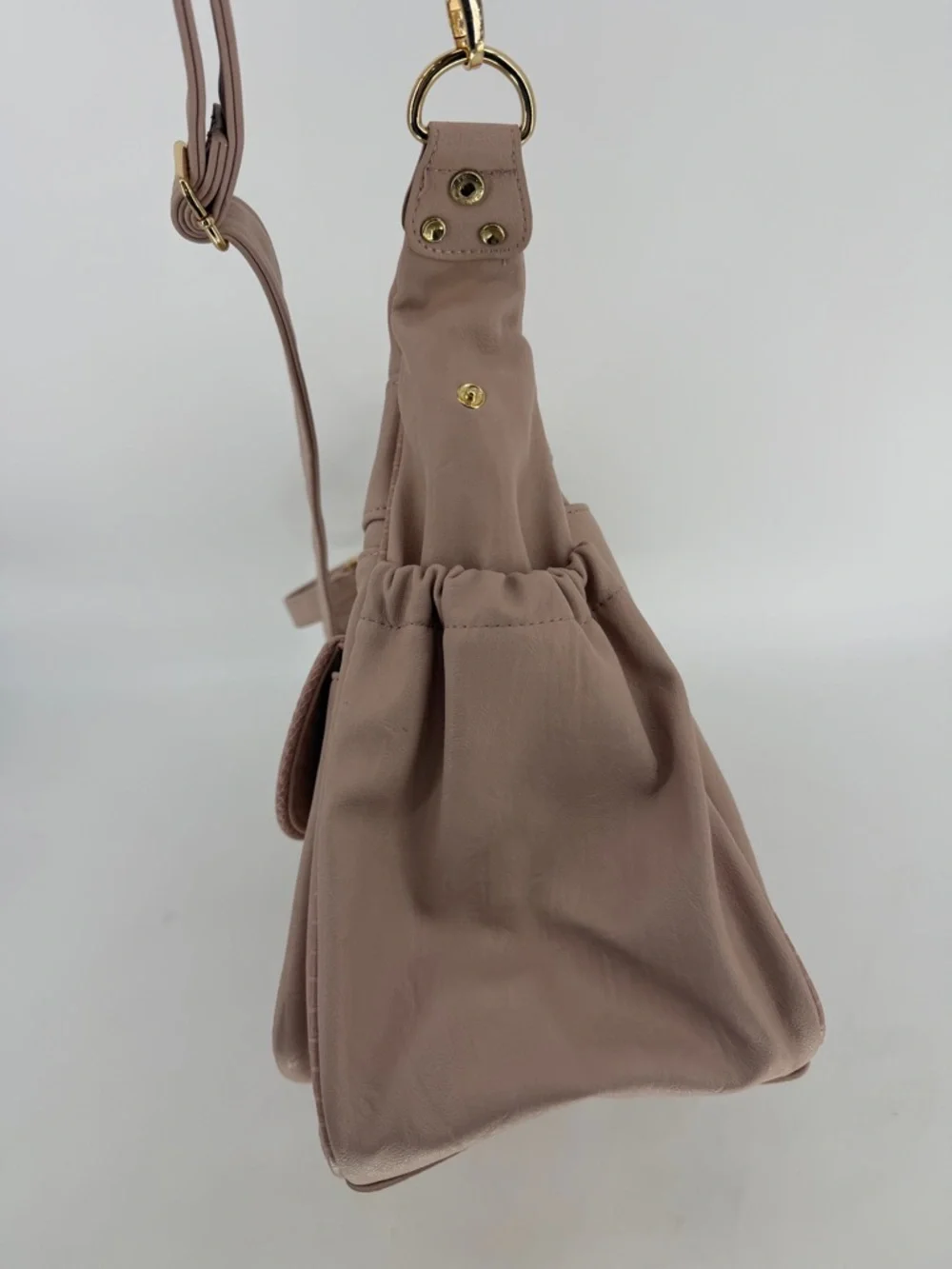 NWT Laura Jones Vegan Leather Baby Napper Bag Travel Tote Bag